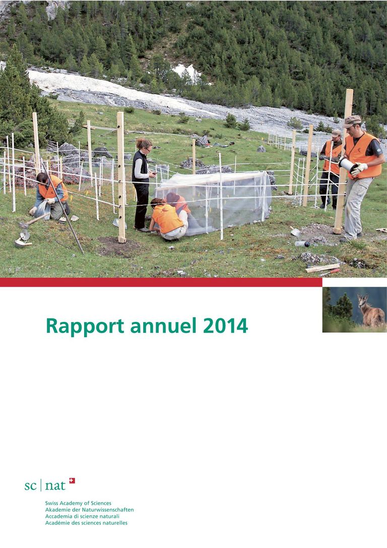 SCNAT Rapport annuel 2014