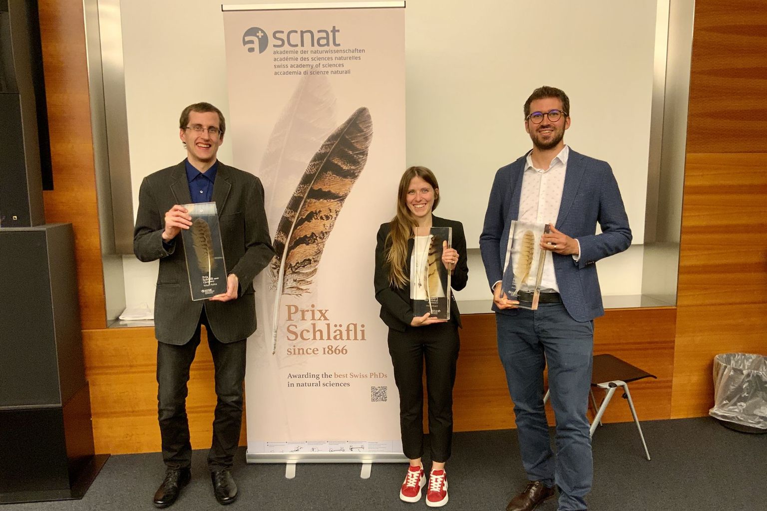 Laureates Prix Schläfli Chemistry 2020, 2021 and 2022