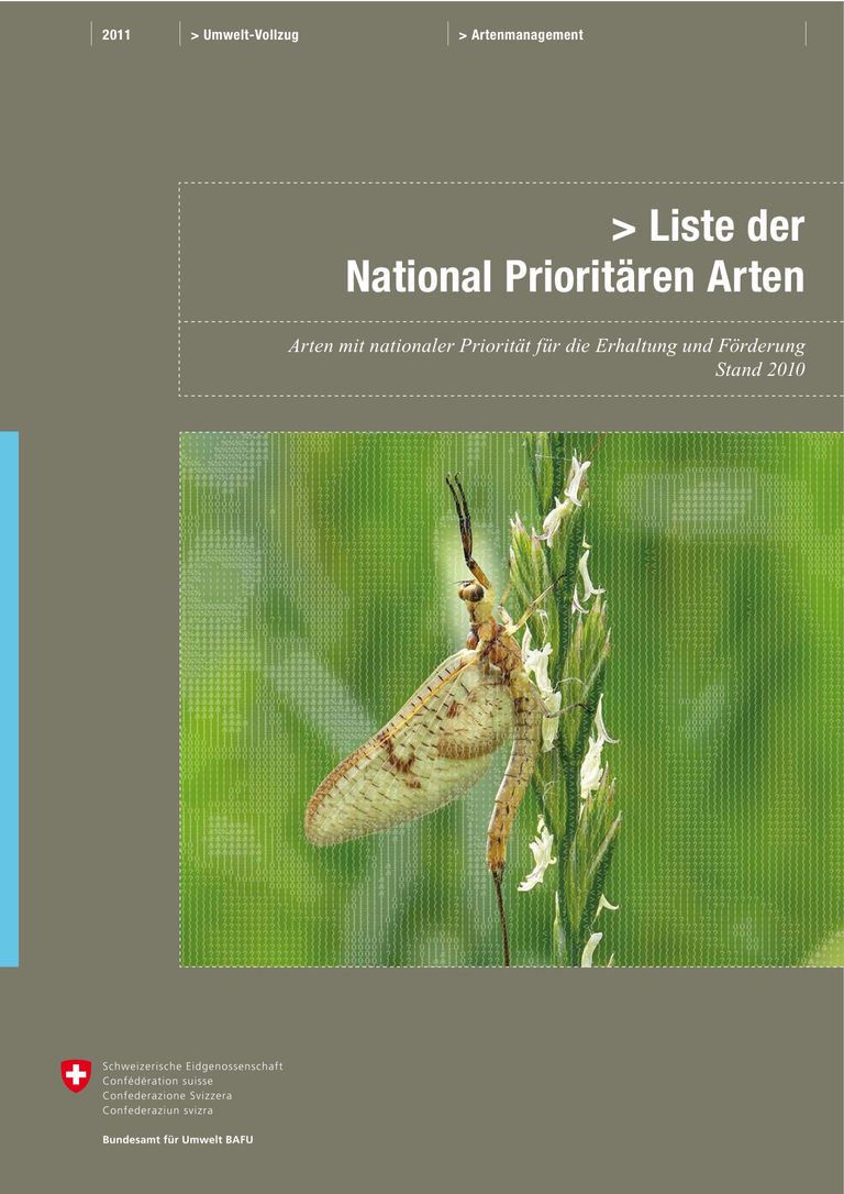 Download Bericht: Liste der National Prioritären Arten
