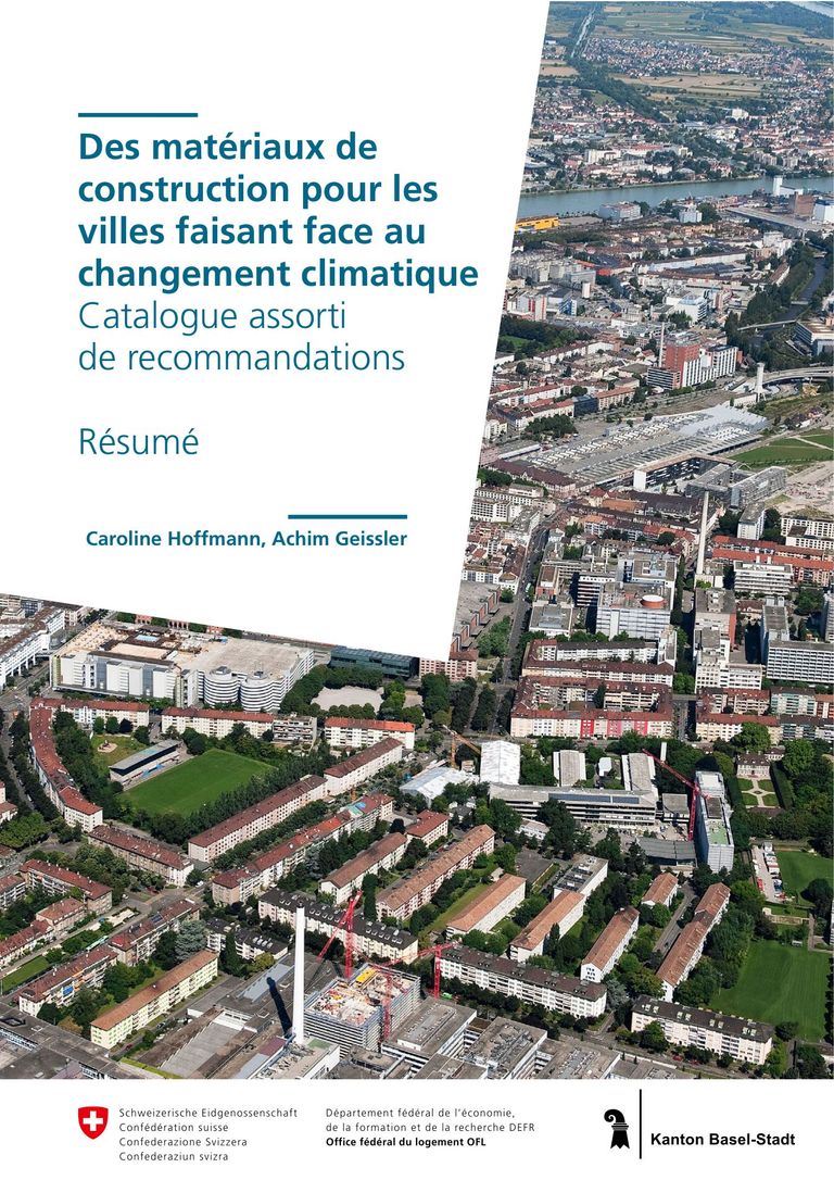 OFL (2022) : Des matériaux de construction pour les villes faisant face au changement climatique. Catalogue assorti de recommandations (Résumé)