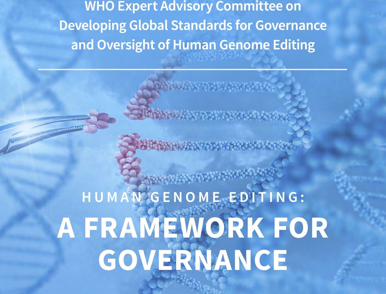 Human genome editing: a framework for governance