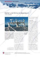 Teaser: Wetter und Klima im Alpenraum