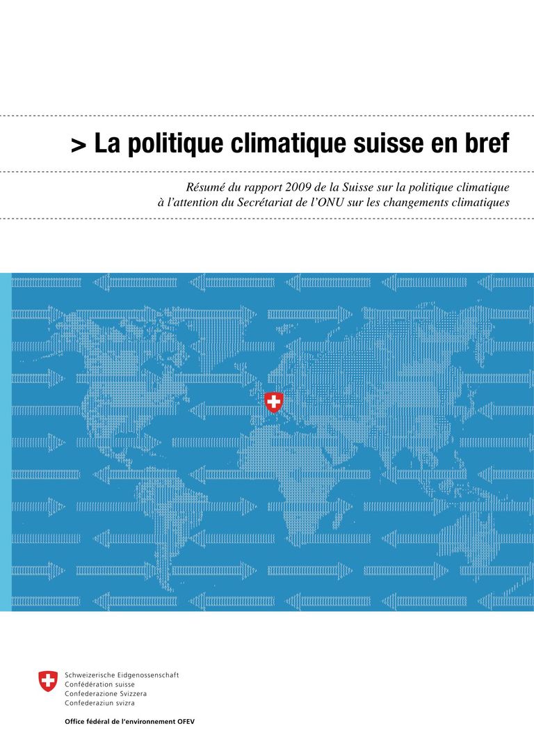 La politique climatique suisse en bref
