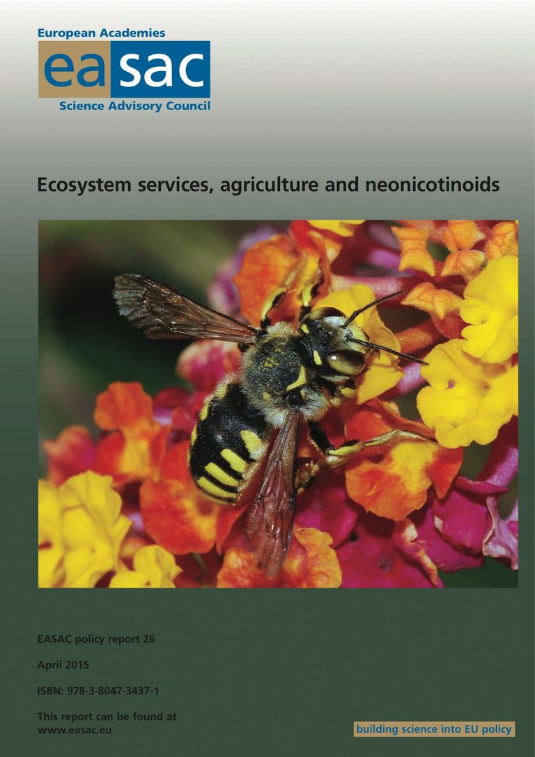 EASAC report "Ecosystem services, agriculture and neonicotinoids"