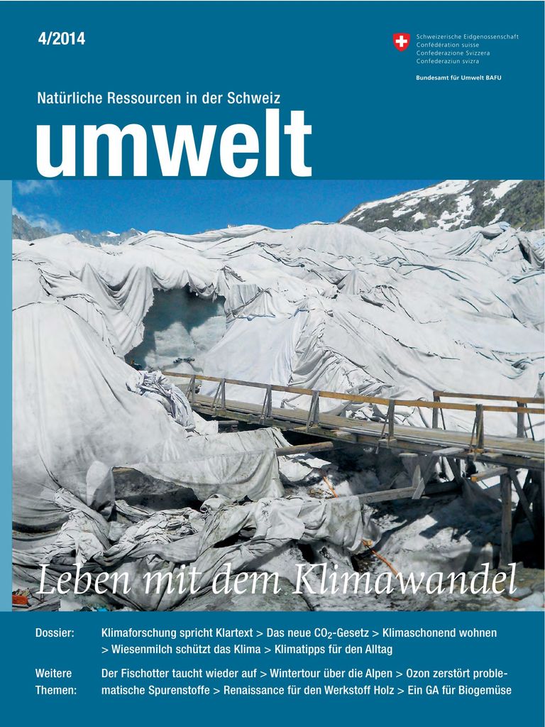 Magazin "umwelt" 4/2014: Leben mit dem Klimawandel