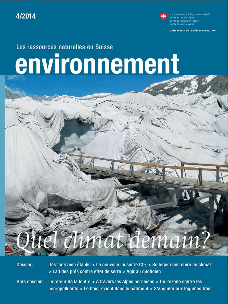 Magazine "environnement" 4/2014: Quel climat demain?