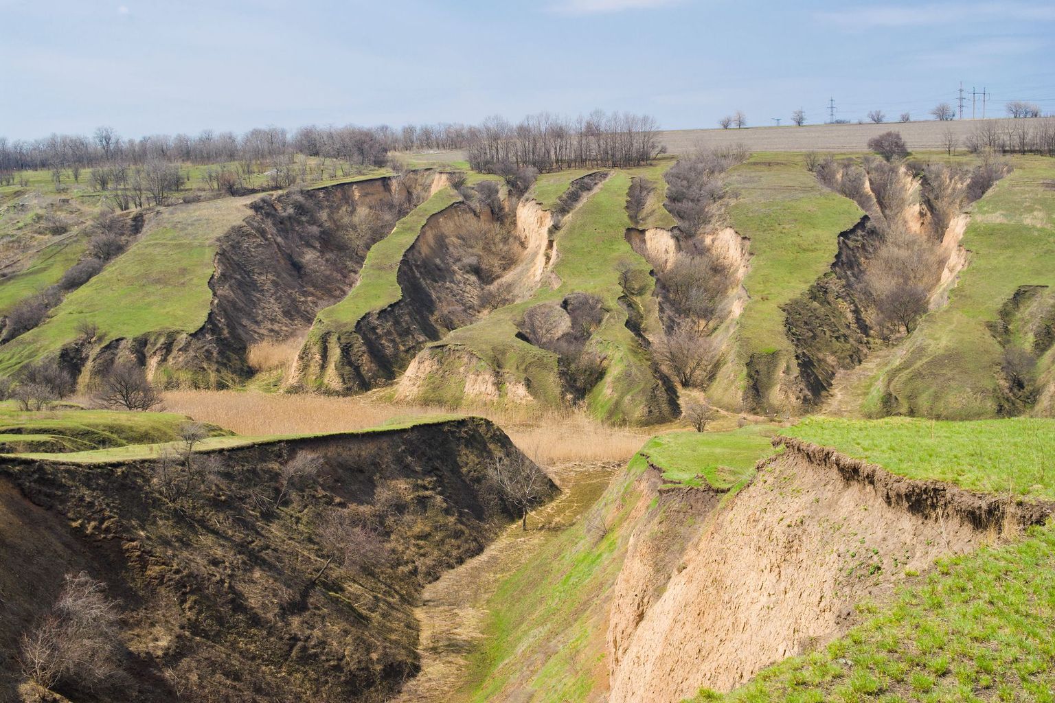 Soil erosion in Ukraine