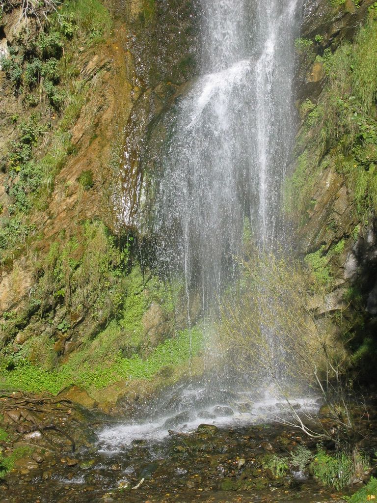 Waterfall in Val Bregaglia