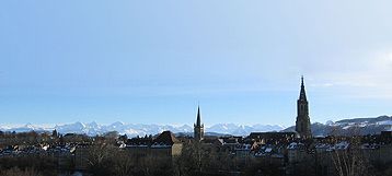 Bern view from garden