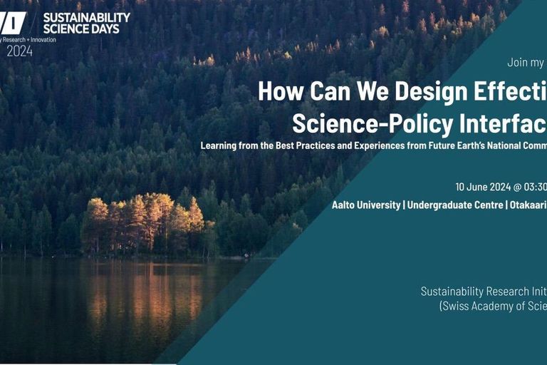 How Can We Design Effective Science-Policy Interface? Learning from the Best Practices and Experiences from Future Earth’s National Committees