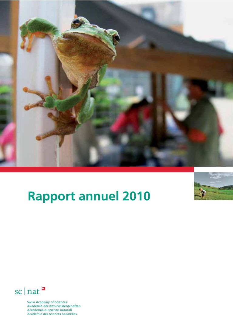 SCNAT Rapport annuel 2010