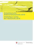 Teaser: Schweizerische Elektrizitätsstatistik 2014, (BFE 2015)