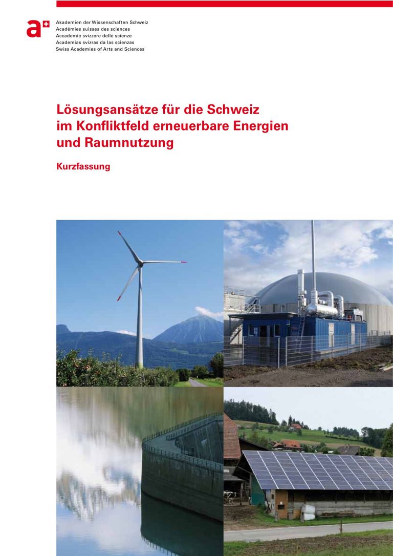 Bericht: Lösungsansätze im Konfliktfeld zwischen erneuerbaren Energien und Raumnutzung – Kurzfassung