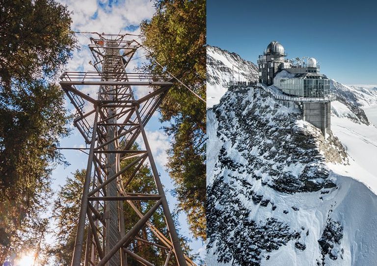 ICOS stations: Ecosystem station Davos & Atmosphere station Jungfraujoch