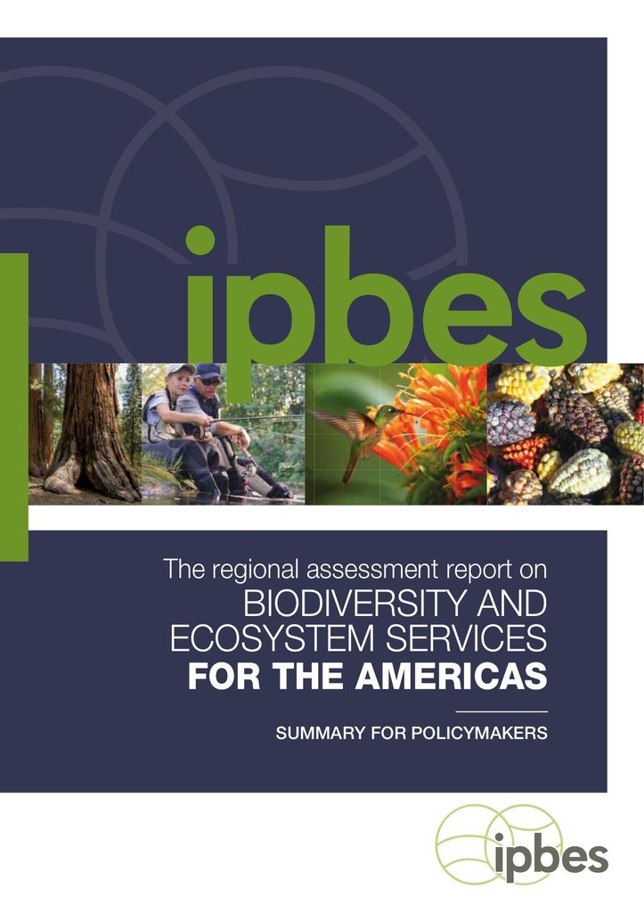 Assessment Report on Biodiversity and Ecosystem Services for the Americas