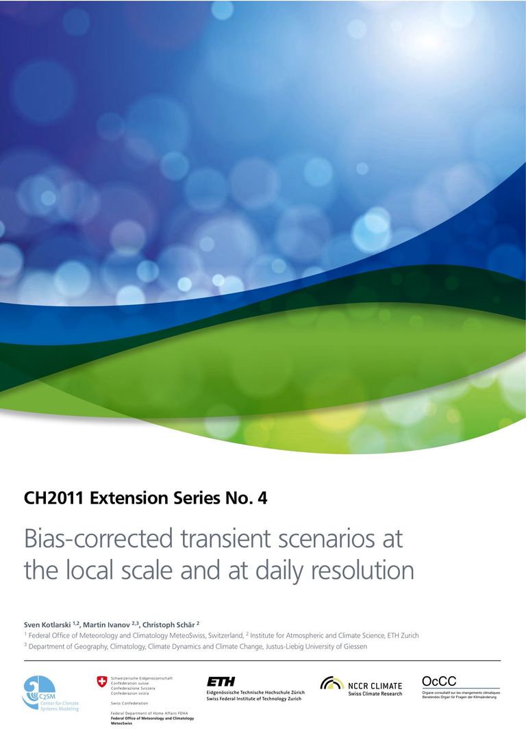CH2011 Extension No. 4: Bias-corrected transient scenarios at the local scale and at daily resolution