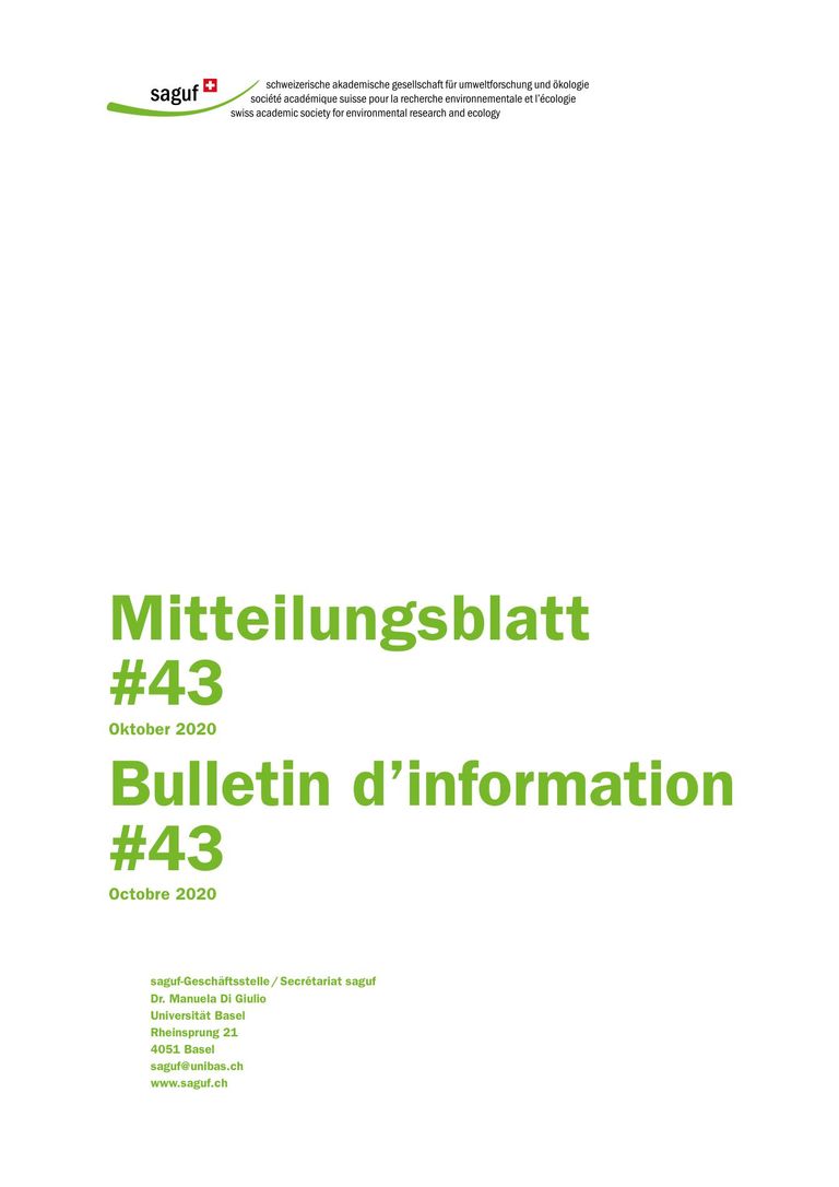 saguf-Mitteilungsblatt Nr. 43 (2020)