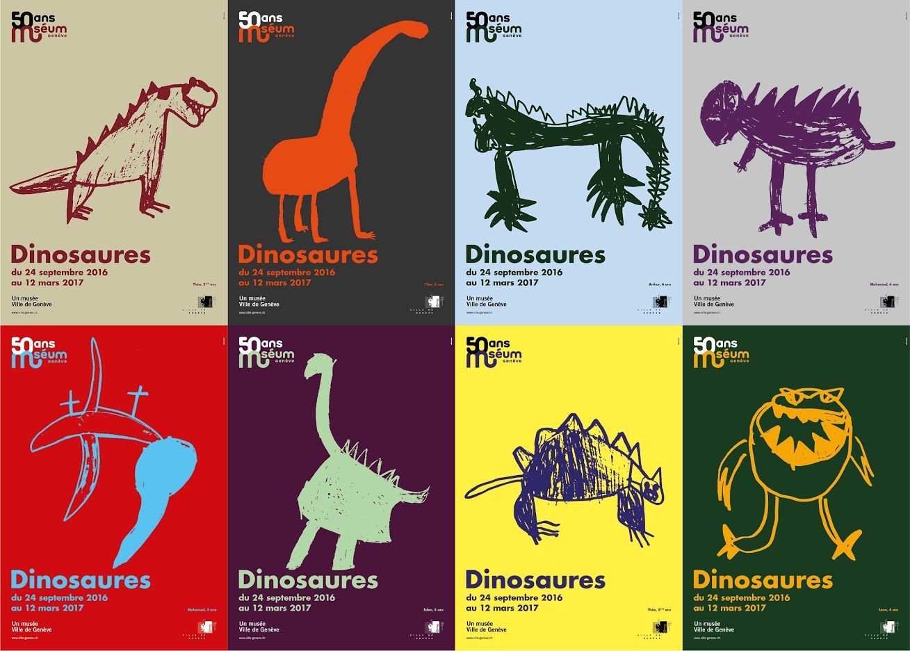 Expo dinosaures muséum Genève