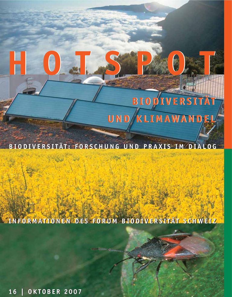 HOTSPOT 16: Biodiversität und Klimawandel