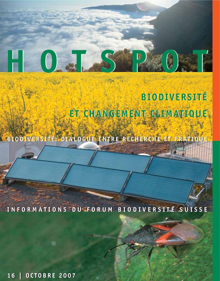 HOTSPOT 16: Biodiversité et changement climatique