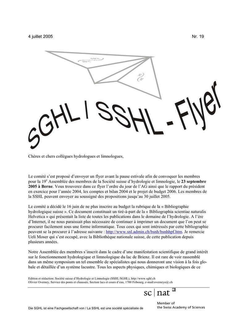 SGHL / SSHL Flyer 19