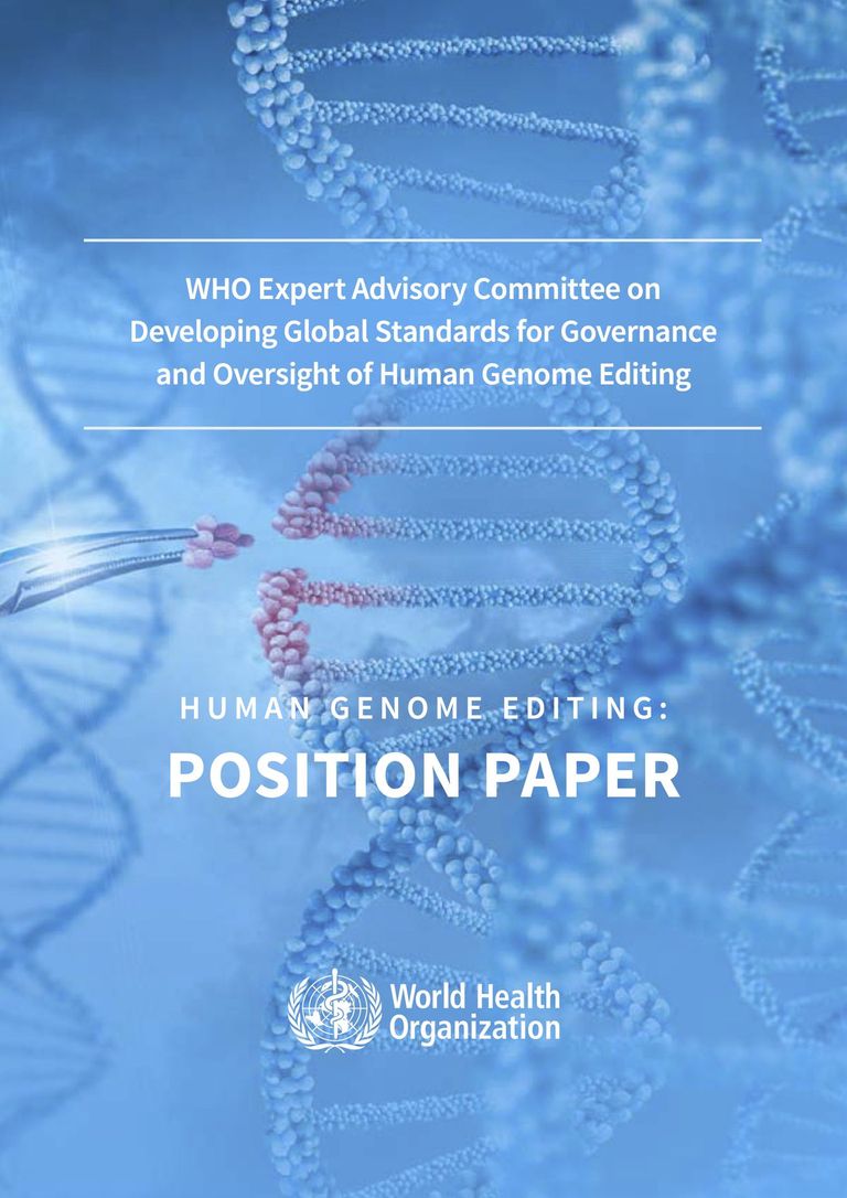 Human genome editing: position paper