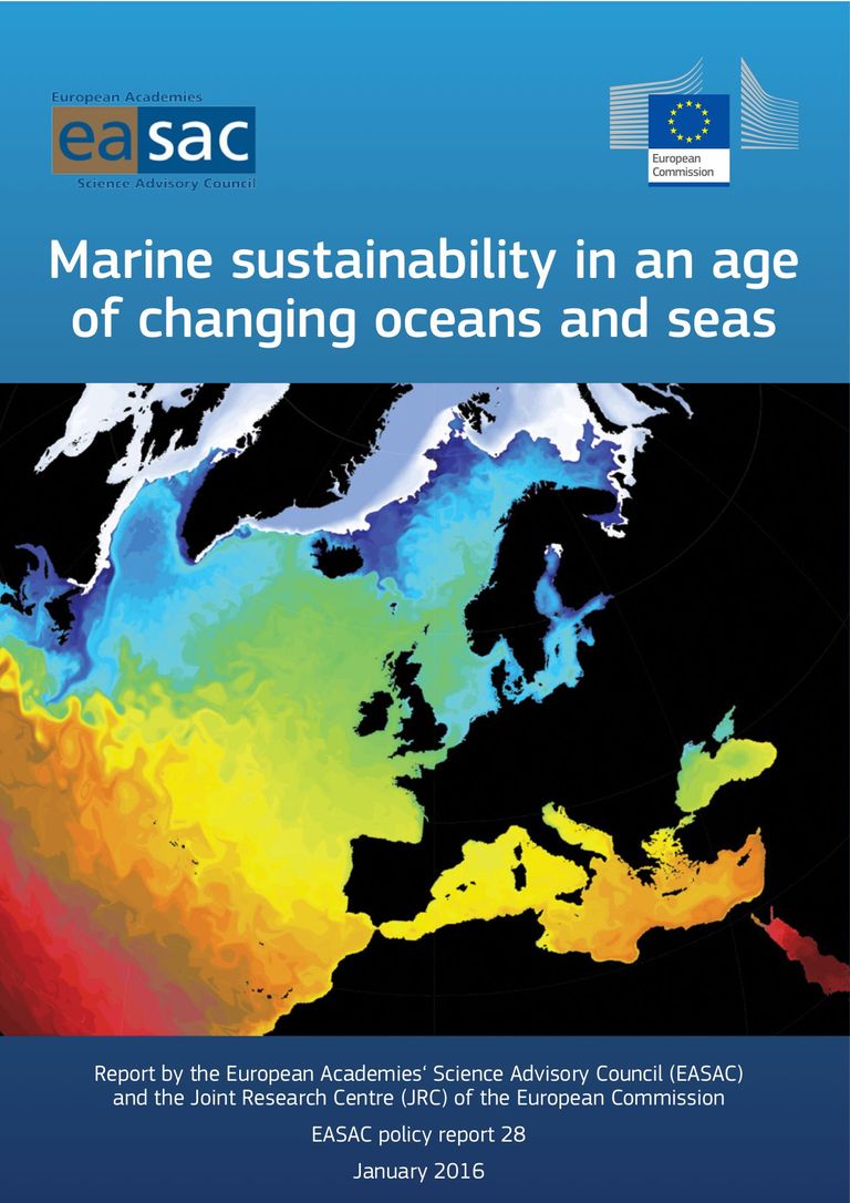 Rapport de l'EASAC "Marine sustainability in an age of changing oceans and seas"