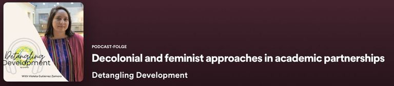 Decolonial and feminist approaches