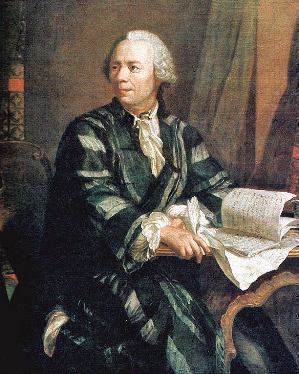 Leonhard Euler painted by Jakob Emanuel Handmann around 1756