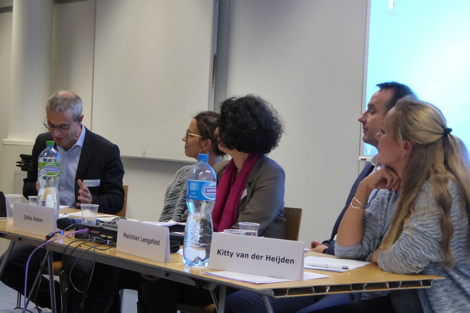 Panel with Kitty van der Heijden, Melchior Lengsfeld, Odile Keller, Isabel Günther and Laurent Goetschel