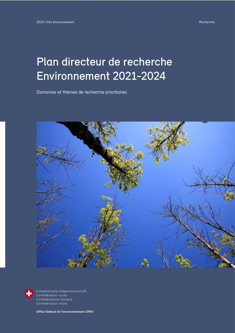 Plan directeur de recherche Environnement pour les années 2021–2024