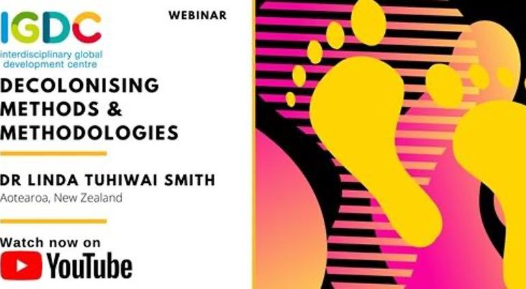 Decolonising Methods and Methodologies - Dr Linda Tuhiwai Smith
