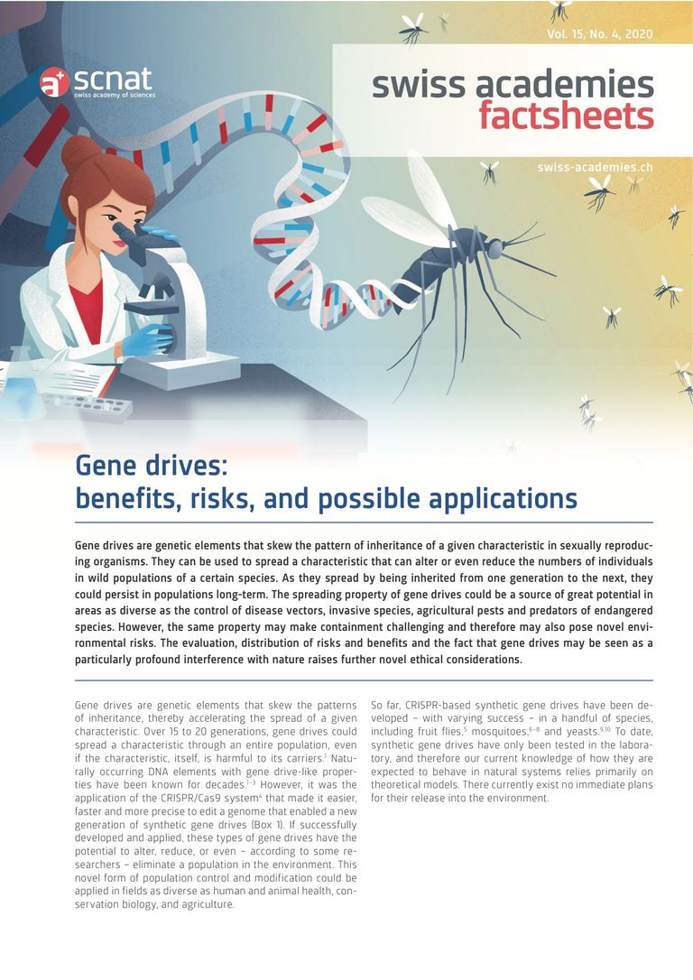 Gene drives: benefits, risks, and possible applications