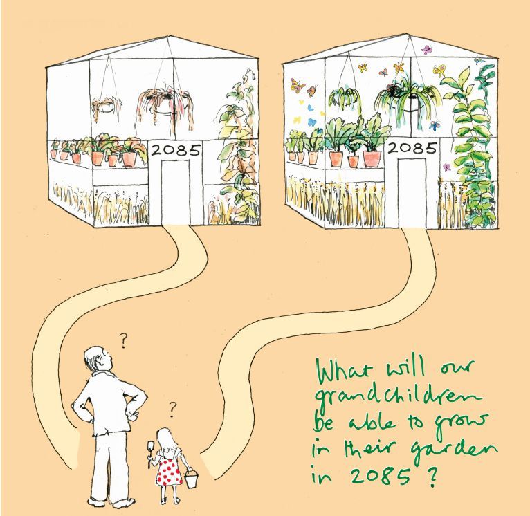 What will our grandchildren be able to grow in their garden in 2085?