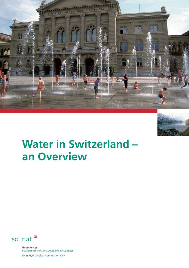 Water in Switzerland – An Overview