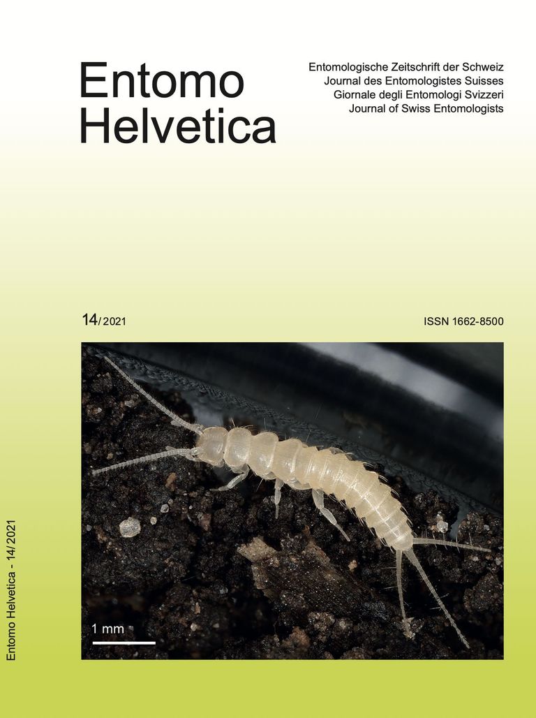 Titelbild Entomo Helvetica Band 14, 2021