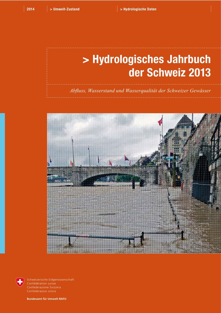 Download "Hydrologisches Jahrbuch der Schweiz 2013": Hydrologisches Jahrbuch der Schweiz 2013