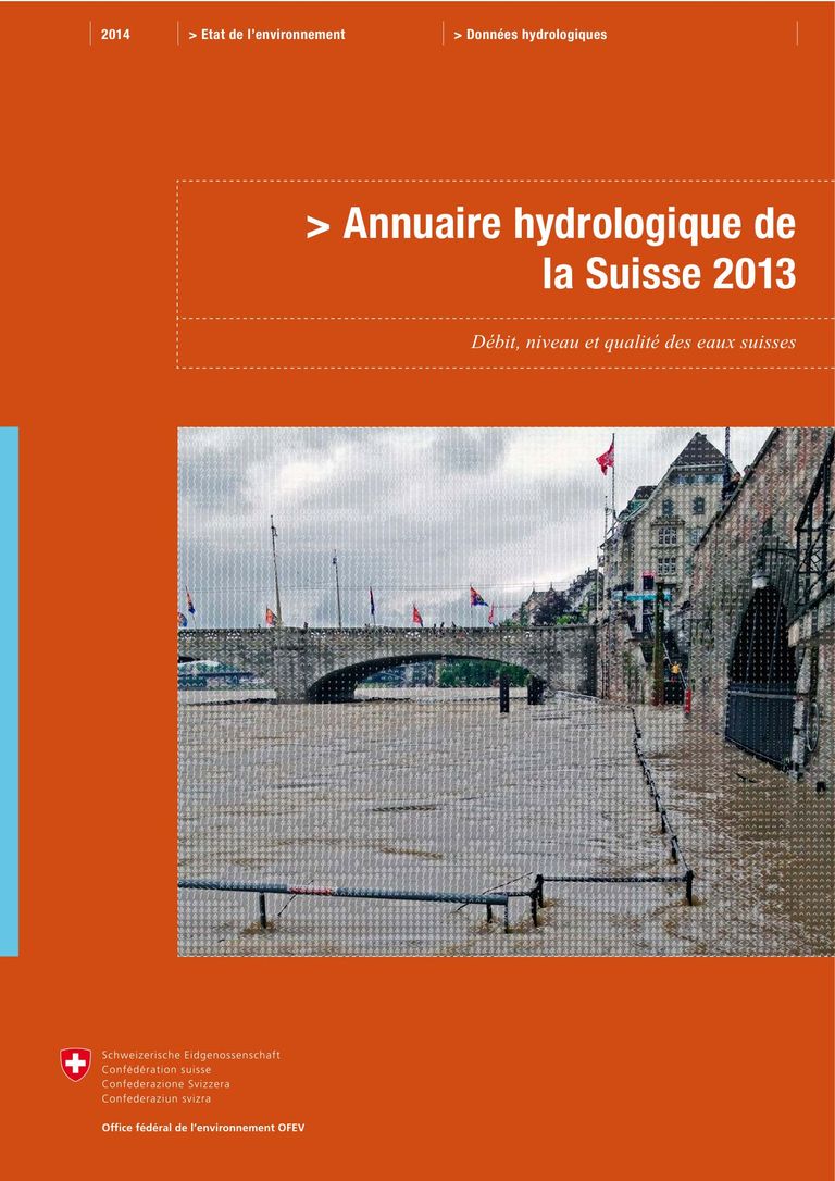 Annuaire hydrologique de la Suisse 2013