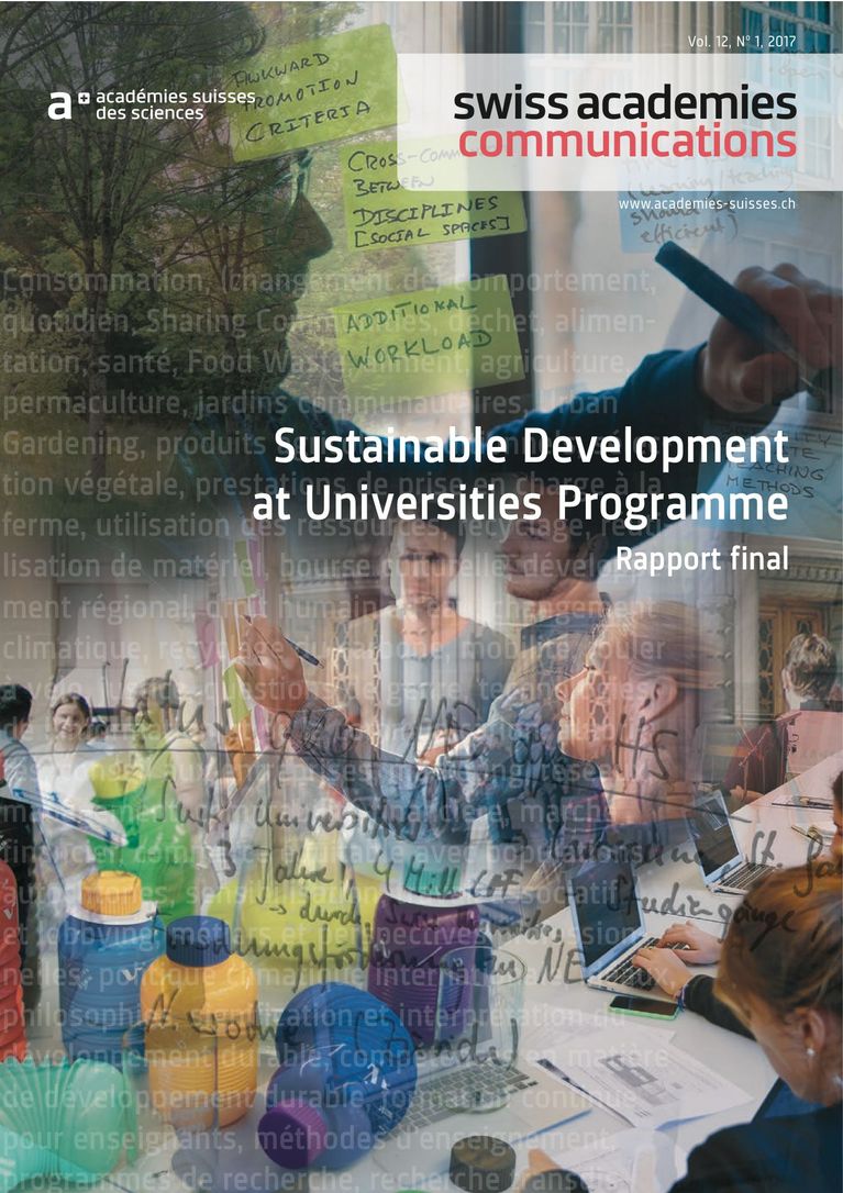 Rapport final du Sustainable Development at Universities Programme