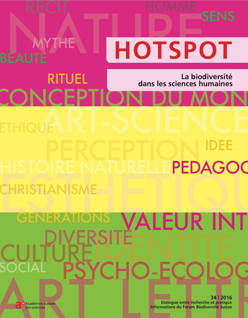 HOTSPOT 34: La biodiversité dans les sciences humaines
