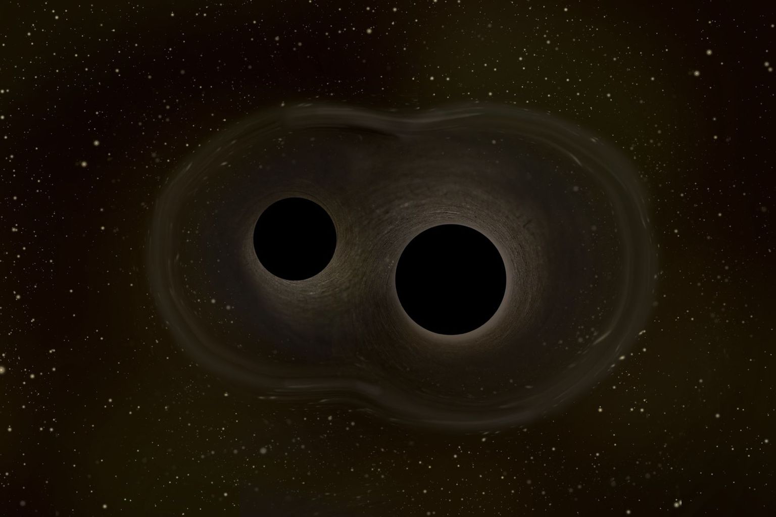 Two merging Black Holes