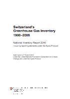 Teaser: Hausse des gaz à effet de serre en Suisse en 2008