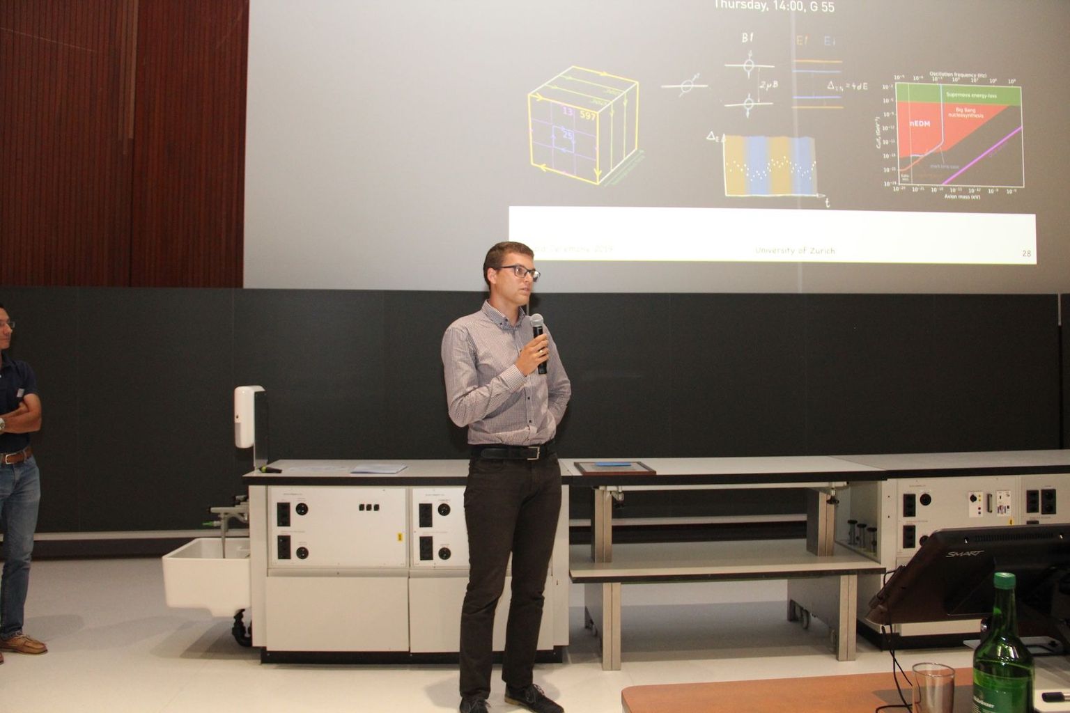 CHIPP Prize 2019 Michal Rawlik at the SPS/OPG joint meeting at the University of Zurich