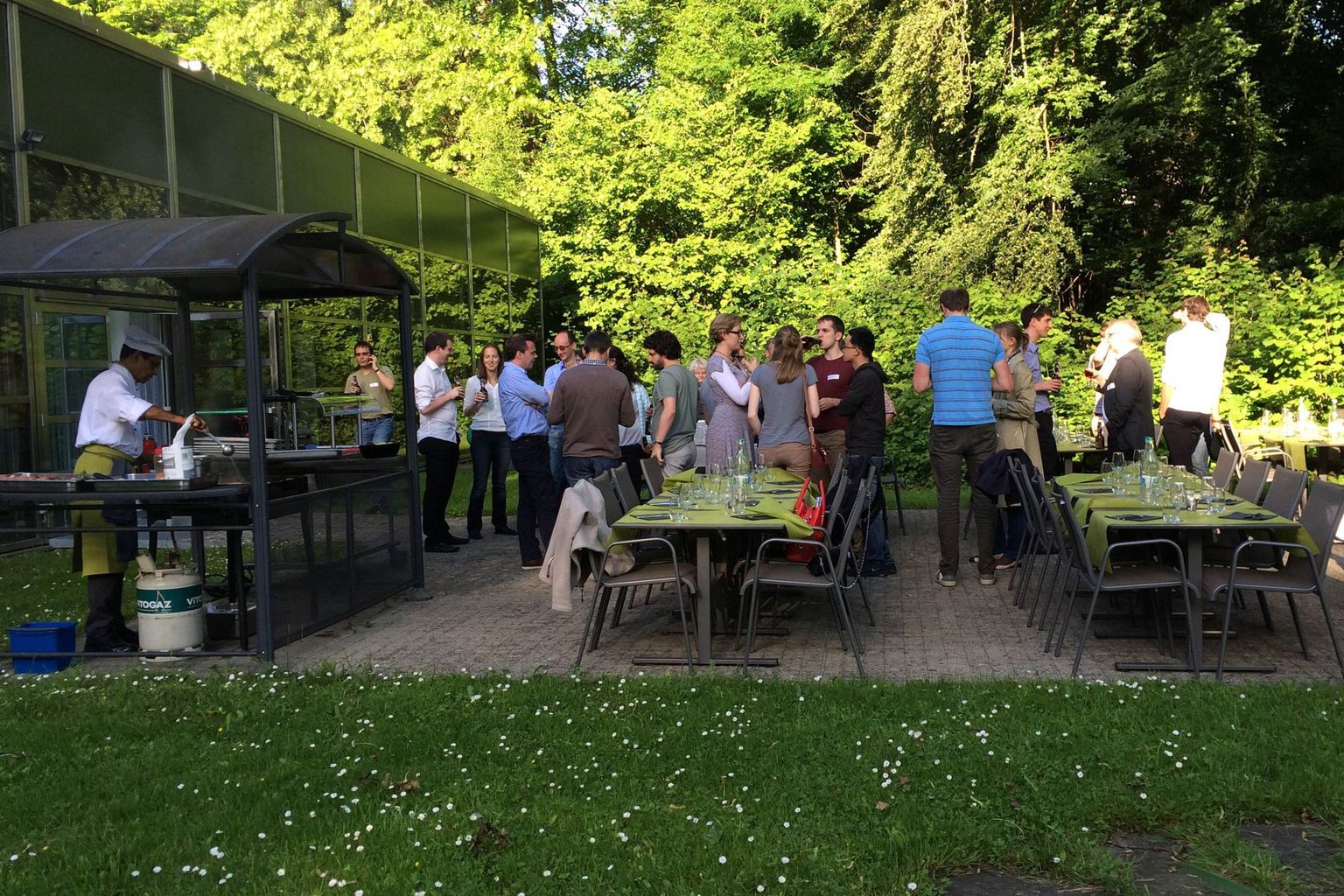 BBQ dinner at the Centre Loewenberg