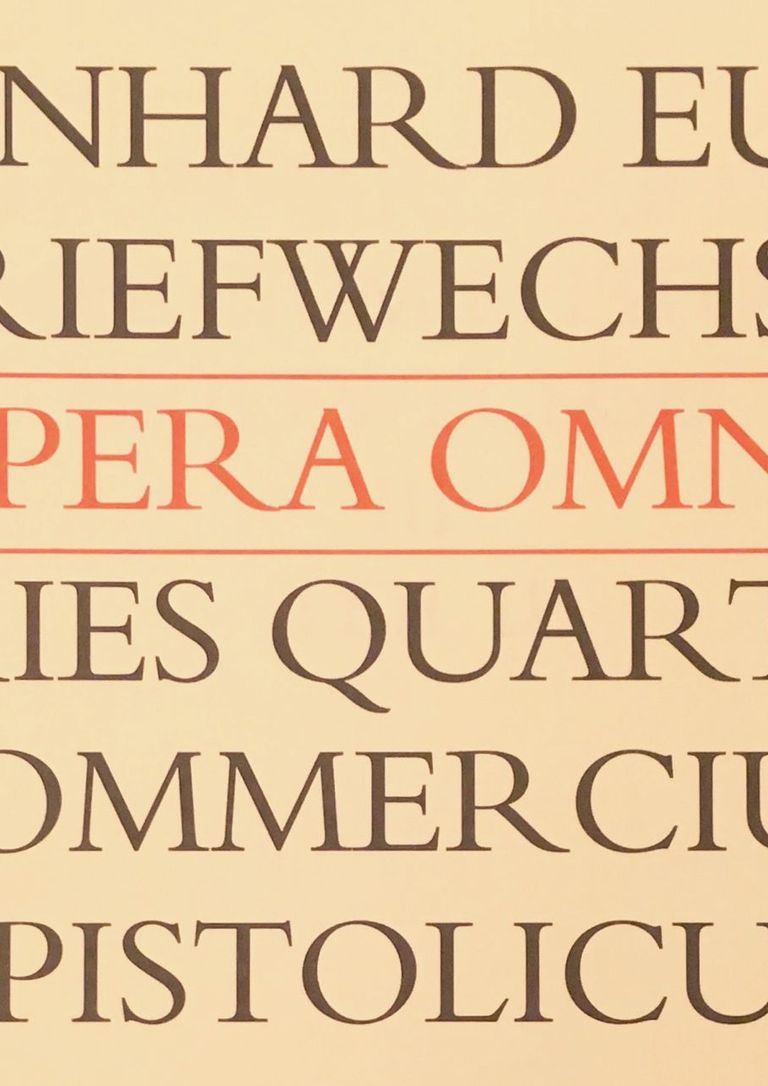 Leonhard Eulers Opera Omnia