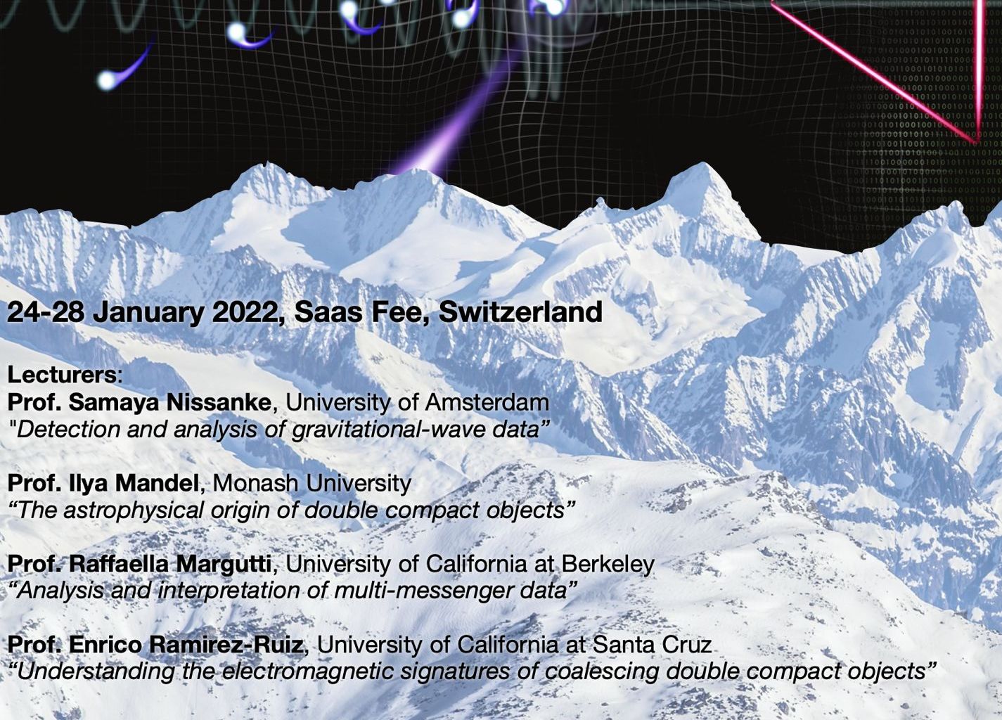 Poster du cours Saas Fee 2022