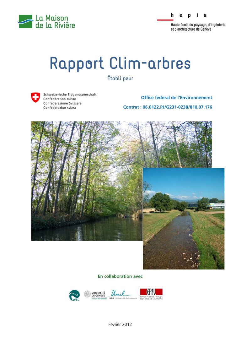 Rapport final: Rapport final du projet Clim-arbres