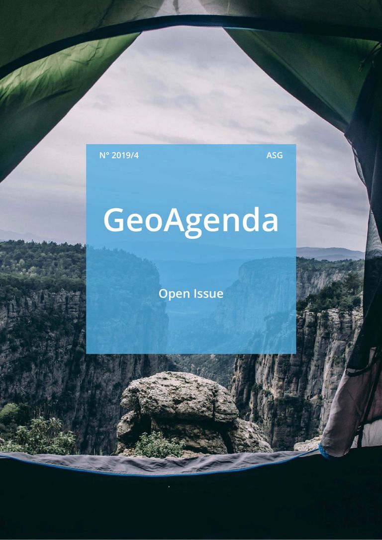 Cover GeoAgenda 4/2019