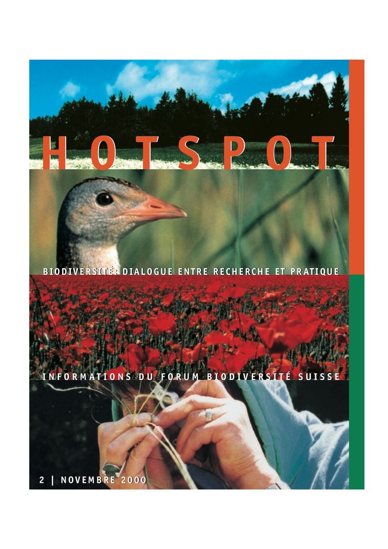 HOTSPOT 2: Biodiversité et agriculture