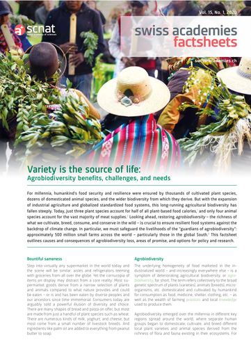 Variety is the source of life: Agrobiodiversity benefits, challenges, and needs